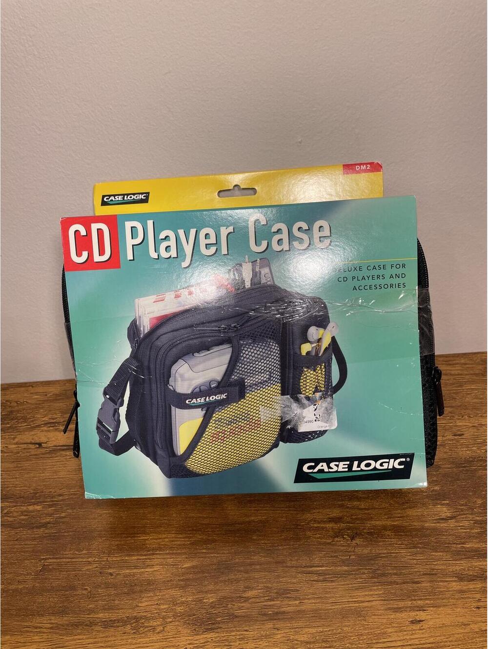 Case Logic DM2 Portable CD Player Case Vtg 90s Y2K Collect